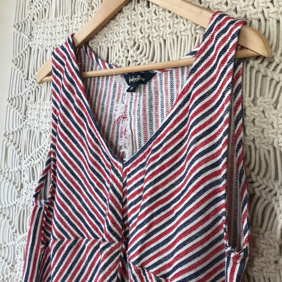 Indigo Rein striped tank blouse sz M - Picture 4 of 7